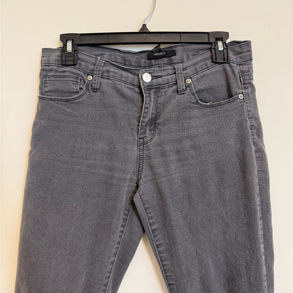 Women's Gray Jeans - Picture 2 of 5